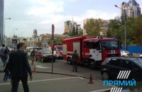 На подземном паркинге в столичном бизнес-центре сгорел автомобиль
