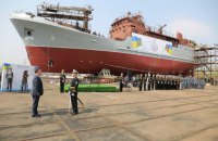 Для ВМСУ на базе рыболовного траулера построили разведывательный корабль