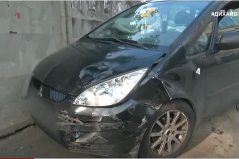 В центре Киева пьяный водитель Porsche устроил ДТП, пострадала ведущая "5 канала"