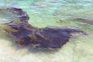 Море в Крыму покрылось неизвестными пятнами