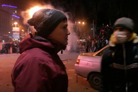 Появилось видео первого допроса Савченко в России