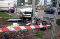 В Харькове автомобиль сбил на тротуаре коляску с 5-месячным ребенком