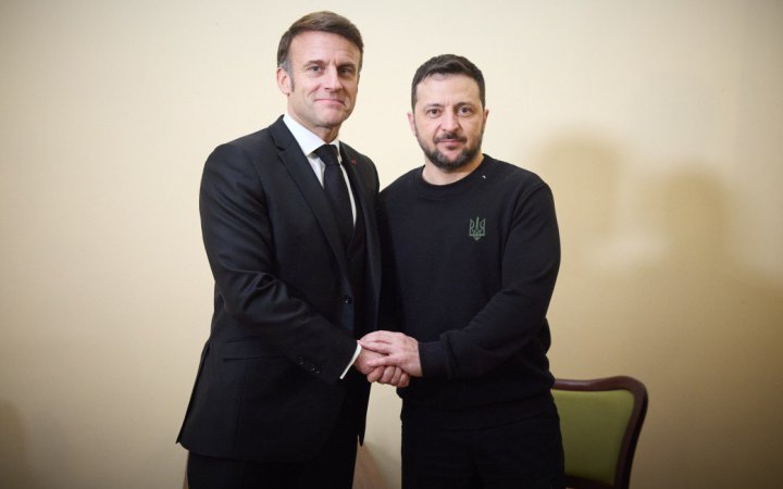 Зеленський провів зустріч з президентом Франції Емманюелем Макроном