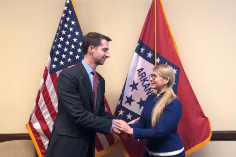 Тимошенко встретилась в США с сенаторами от Арканзаса и Иллинойса 