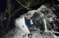 На Полтавщине столкнулись грузовик, легковой автомобиль, маршрутка и тягач, пострадали 11 человек