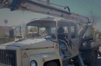 Ворожий дрон влучив в автомобіль енергетиків ДТЕК на Дніпропетровщині