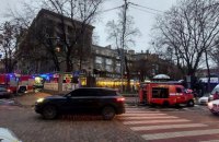 У центрі Києва горів ресторан "Ватра"