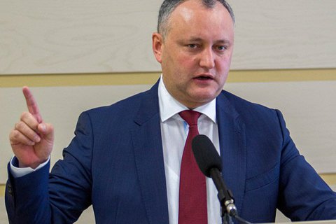 ​Додон счел идею обсудить вывод войск РФ из Приднестровья на Генассамблее ООН "очередным антироссийским демаршем"