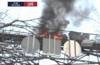 Активисты строят новую баррикаду на Парковой аллее