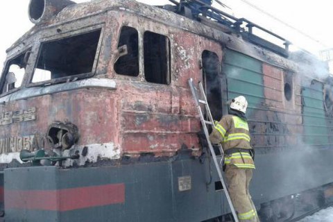 13 локомотивів "Укрзалізниці" горіли в 2017 році