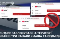 YouTube заблокував в Україні три канали російського мультсеріалу "Маша та Ведмідь"