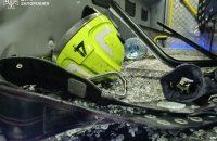 Російські війська завдали повторного удару по рятувальниках під час ліквідації пожежі в Запоріжжі