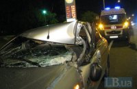 ДТП в Киеве: водитель такси не заметил грузовик