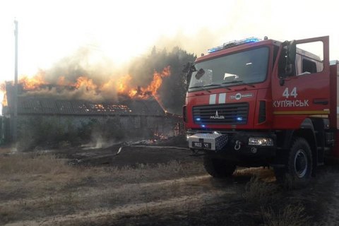 На Харьковщине в результате лесных пожаров сгорели 22 жилых дома