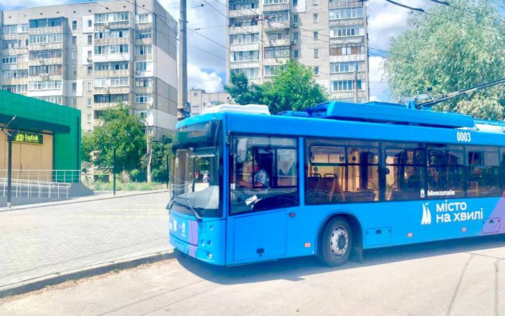 У Миколаєві відновлюється рух тролейбусів до мікрорайону Північний