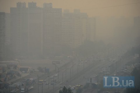 В Киеве зафиксировали превышение допустимой нормы загрязнения воздуха