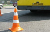 В Киеве столкнулись две маршрутки с пассажирами