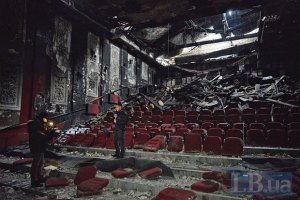 Директор "Жовтня" считает, что дело о поджоге не раскрыто