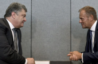 Порошенко и Туск скоординировали позиции по миротворческой миссии ООН на Донбассе
