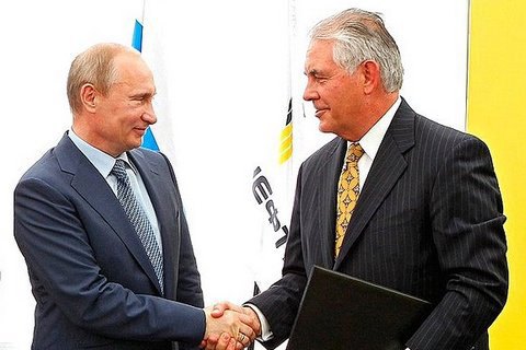 Путин встретился с Тиллерсоном