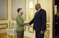 Президент Зеленський зустрівся з Міністром оборони США Ллойдом Остіном