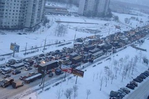 Завтра в Киеве обещают снег, до -3 градусов