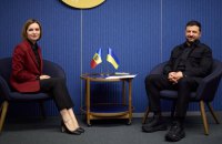 Президент Зеленський обговорив із лідеркою Молдови посилення співпраці та євроінтеграцію
