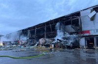 Під час сьогоднішньої атаки РФ знищено найбільший інноваційний термінал “Нової пошти” у Києві