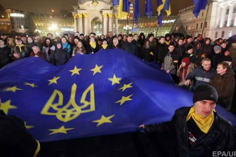 КМИС: на референдуме за вступление в ЕС проголосовали бы 67% украинцев, в НАТО – 59%