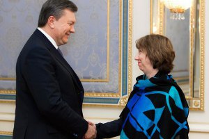 Янукович встретился с Эштон