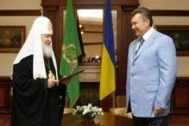 Патриарх наградил Януковича орденом РПЦ 