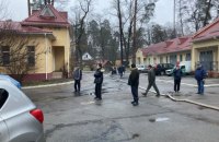 В Киеве произошел пожар в психоневрологическом диспансере, эвакуировали 51 человека