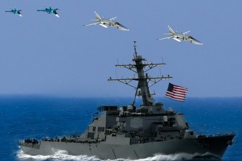 ​​Россия сымитировала атаку на американский эсминец в Черном море 