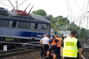 При аварии поезда в Польше пострадали более 80 человек