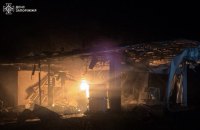 Внаслідок нічного удару по АЗС у Запоріжжі поранені двоє людей