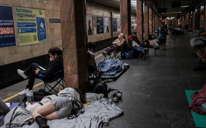Під час нічної атаки у метро Києва перебували понад 56 тисяч людей
