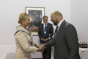 Тимошенко обсудила с Шульцом и Броком ратификацию СА