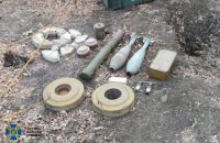 СБУ обнаружила в Донецкой области и Херсоне вражеские схроны с патронами и взрывчаткой 