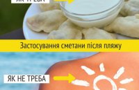 Супрун просит украинцев не мазать солнечные ожоги сметаной