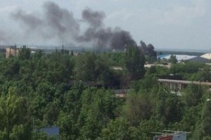 Марьинка охвачена пожарами из-за обстрелов
