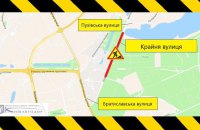 Рух вулицею на столичній Троєщині обмежать до кінця весни