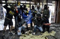Погромники готелю "Турист" назвалися "бандераками" та говорили російською