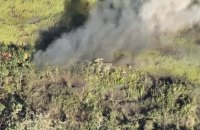 Під Соледаром російський танк підірвався на власній міні, а тоді потрапив під обстріл українських бійців
