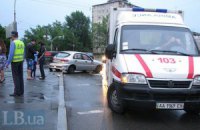 В Донецке Daewoo и большегруз сбили девушку и скрылись с места происшествия