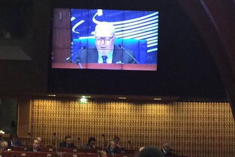 Украина попросила партию президента ПАСЕ дать оценку его словам про Россию