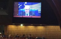 Украина попросила партию президента ПАСЕ дать оценку его словам про Россию