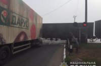 На трассе "Одесса-Измаил" грузовик врезался в поезд