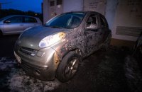 В Киеве на Академика Глушкова сгорело 5 машин