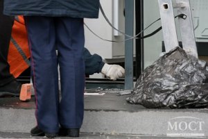 У здания днепропетровского банка взорвалась граната