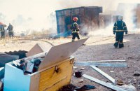 У Маріуполі згорів склад з награбованим майном